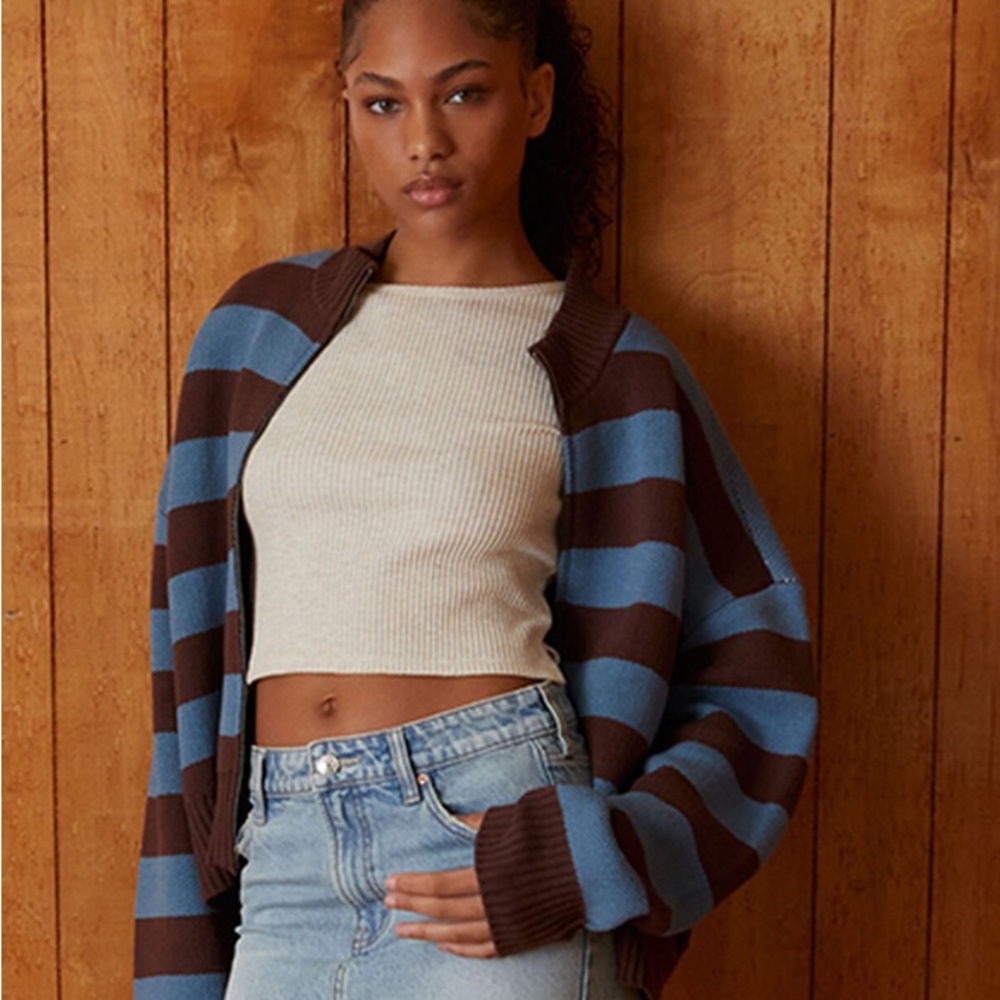 PacSun Oatmeal Thermal Shirt